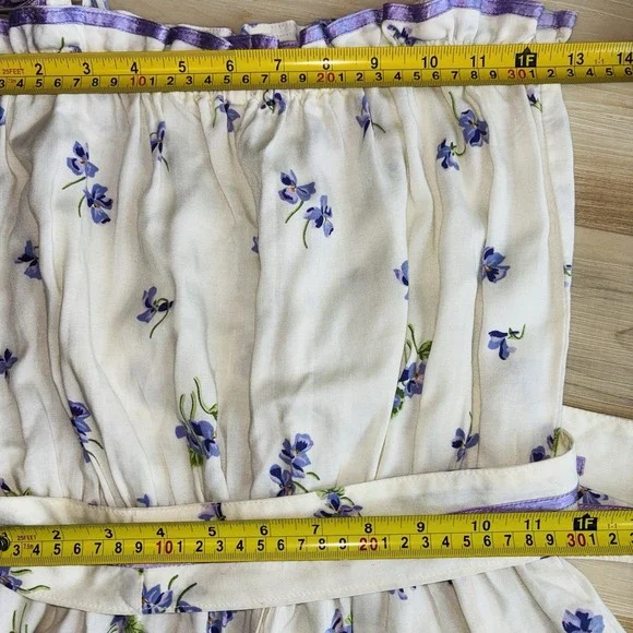 Floral Print Jumpsuit with Ruffle Straps - Picture 2 of 9